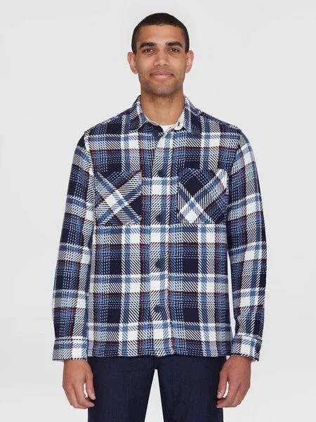 KnowledgeCotton Apparel KnowledgeCotton Apparel Kariertes Overshirt CHECKED aus Bio-Baumwolle