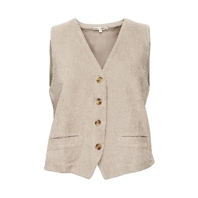 Living Crafts LIVING CRAFTS - Damen Weste - Beige