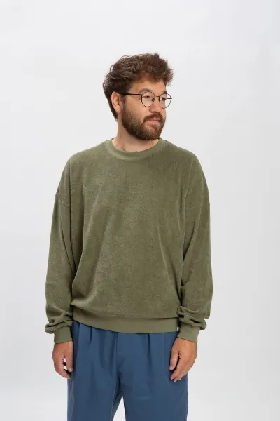 MATONA MATONA Herren vegan Frottee-Sweatshirt