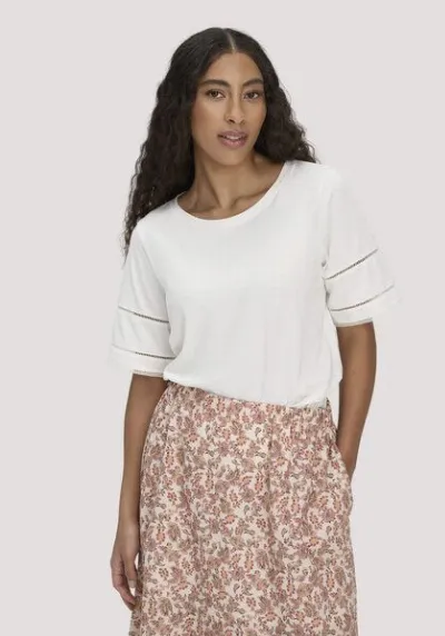 hessnatur hessnatur Bohemian Lace-T-Shirt Oversize aus reiner Bio-Baumwolle