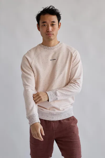 TWOTHIRDS TWOTHIRDS Herren vegan Sweatshirt Annette Weiches Rosa