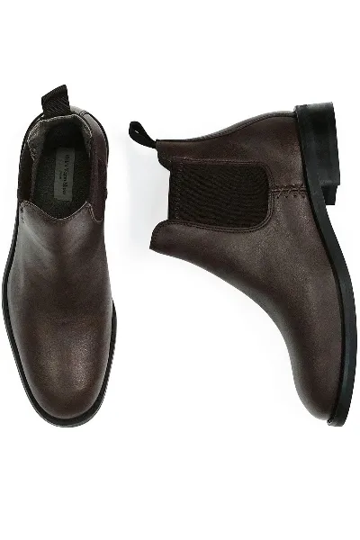Will's Vegan Store Will's Vegan Store Herren vegan Chelsea Boots Wasserdicht Dunkel