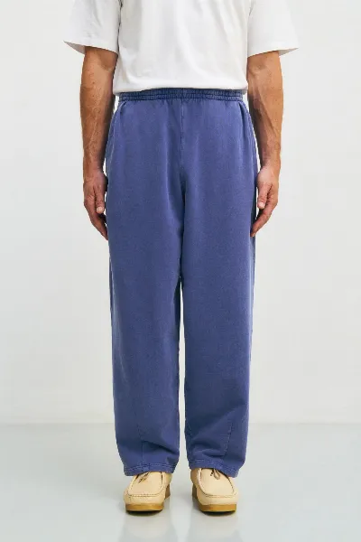 Rotholz Rotholz Herren vegan Sweatpants Washed Blue