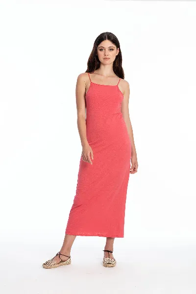 RAVENS VIEW IBIZA RAVENS VIEW IBIZA Damen vegan Kleid Farah Flamingo Pink