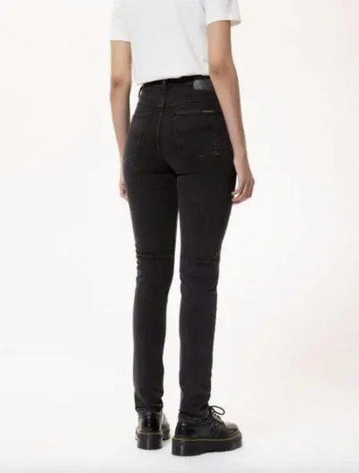 Nudie Jeans Nudie Jeans Jeans - Hightop Tilde - aus einem Baumwolle/Elasthan-Mix
