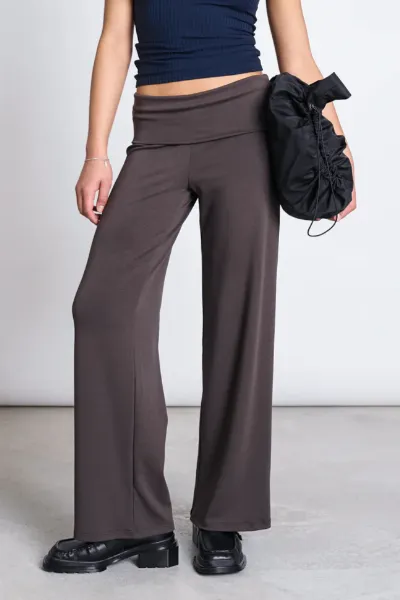 JAN N JUNE JAN 'N JUNE Damen vegan Leggings Foldover Naro Mud