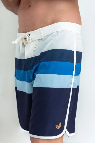 TWOTHIRDS TWOTHIRDS Herren vegan Shorts Ouen Blue Stripes
