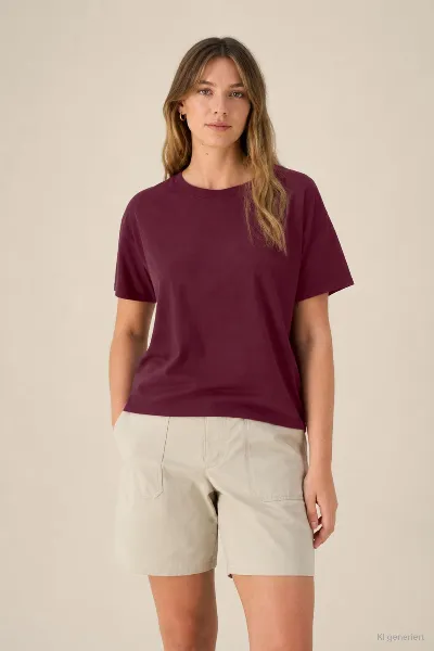 LOVECO Basic T-Shirt Etta Modal