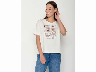 GreenBomb GREENBOMB Bio-Damen-T-Shirt No Rain weit geschnittten, moonstone,