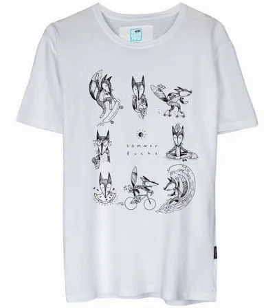 Gary Mash GARY MASH Shirt Sommerfuchs aus Biobaumwolle