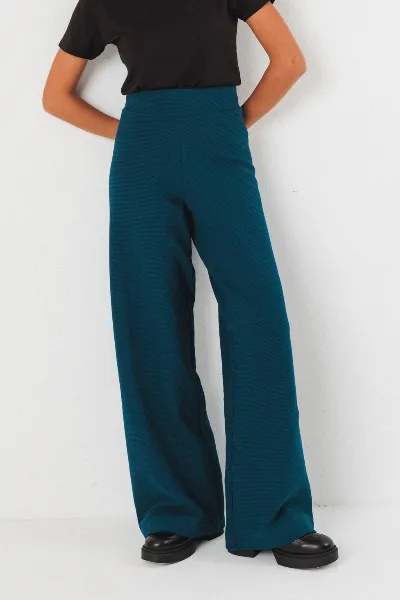 SKFK SKFK Damen vegan Hose Asua Blau