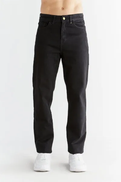 Evermind Evermind Herren vegan Jeans Regular Fit Coal