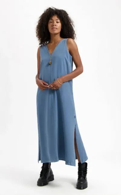 Kuyichi Kuyichi Damen vegan Langes Kleid Macy