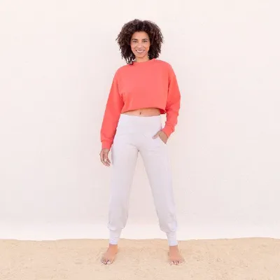 Jaya Jaya ALEX - Damen - kürzer geschnittenes cooles Sweater kommt in superweichem French Terry