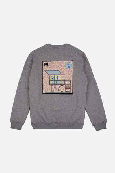 Trendsplant Antonyo Marest x Trendsplant Art Hut Sweatshirt Sport Grey