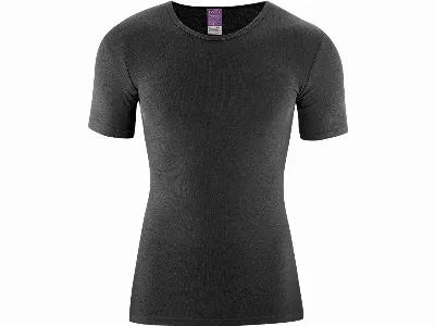 Living Crafts Living Crafts Bio-Herren-T-Shirt JACOB mit Rundhalsausschnitt, black,