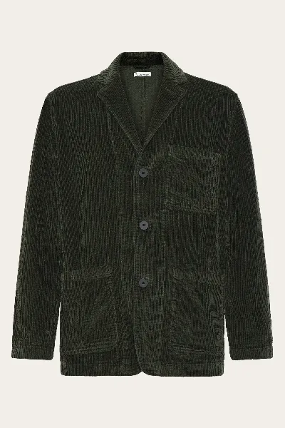 KnowledgeCotton Apparel KnowledgeCotton Apparel Herren vegan Blazer Aus Cord Forest Night