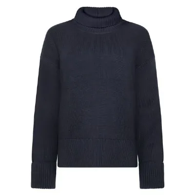 KnowledgeCotton Apparel KnowledgeCotton Apparel Rollkragen Pullover aus Bio-Baumwolle ROC/GOTS/Vegan