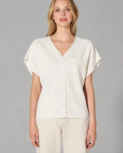 HempAge HempAge Weite Bluse Hanf/Biobaumwolle