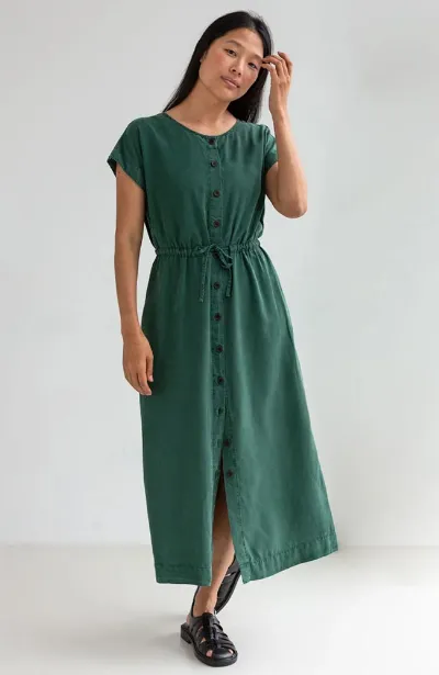 TWOTHIRDS TWOTHIRDS Damen vegan Kleid Marasusa Grün