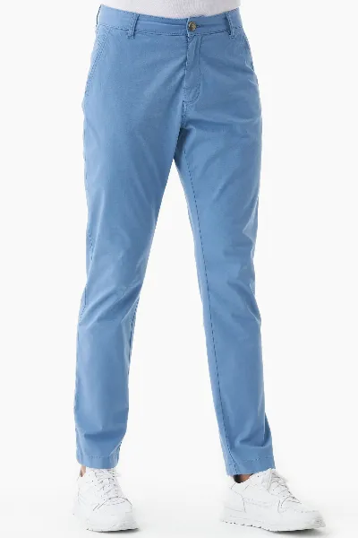 ORGANICATION ORGANICATION Herren vegan Slim-Fit Hose Coronet Blau