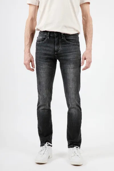 TORLAND TORLAND Herren vegan Jeans Slim Fit Benny Grau