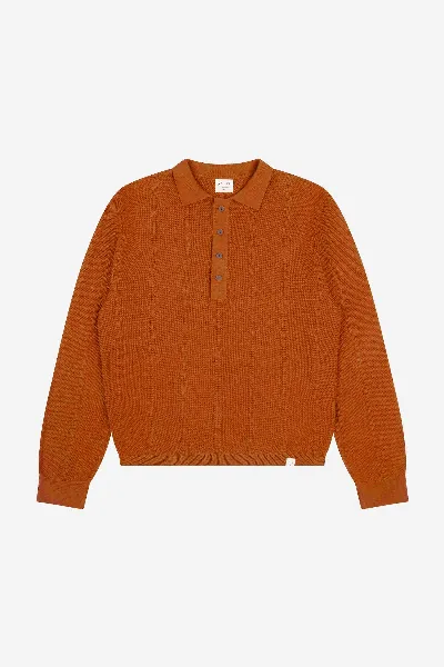 MATONA MATONA Damen vegan Pullover Polo Knit Pecan Brown