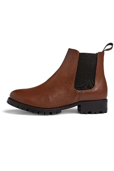 Will's Vegan Store Will's Vegan Store Damen vegan Chelsea Boots Luxe Deep Tread Maroon