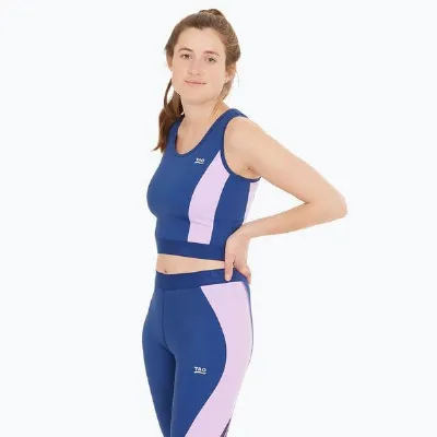 TAO Sportswear TAO Sportswear Kurzes Damen Lauftop Moana mit Reflektoren