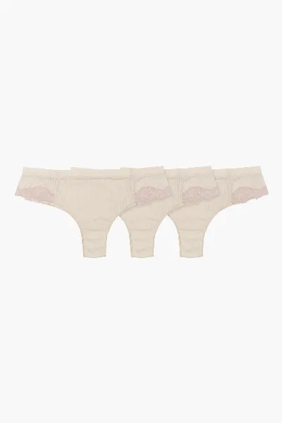 Semi/Romantic Semi/Romantic Damen vegan Multipack Pantie The Antonia Zuckerwatte