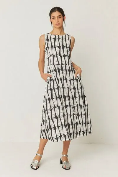 SKFK SKFK Kleid Erge Sails - aus Ecovero