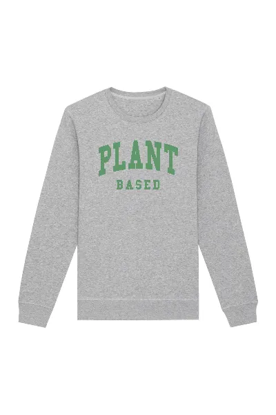 Oat Milk Club Oat Milk Club Damen vegan Sweatshirt Plant Based Grau