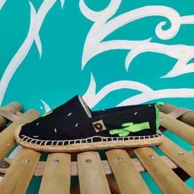 REFISHED fair fashion REFISHED fair fashion Espadrilles 'HAPPINESS' (Cactus)