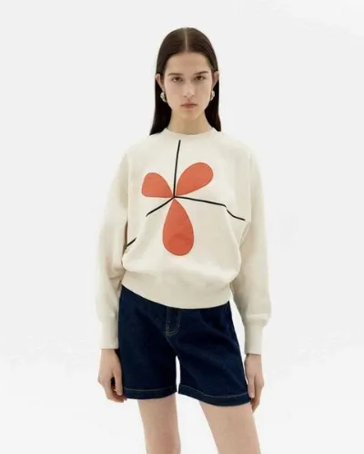 thinking mu thinking mu Sabine Bonnie Sweatshirt