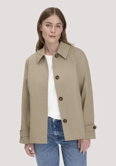 hessnatur hessnatur Damen Jacke Regular NATURE SHELL aus Bio-Baumwolle