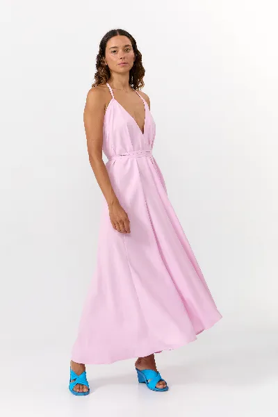 SUITE13LAB SUITE13LAB Damen vegan Kleid Mp Modal Long Pink