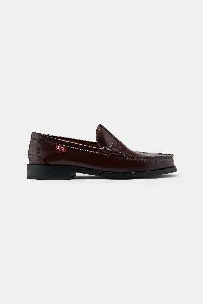 Zèta Zèta Herren vegan Loafers Unisex Braga Bordeaux