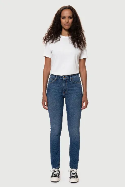 Nudie Jeans Jeans Mellow Mae Blue Mud