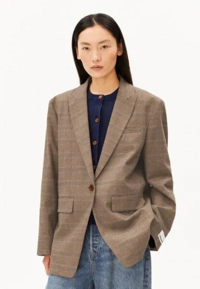 ARMEDANGELS ARMEDANGELS CHECK OVERSIZED Damen Blazer aus Bio-Baumwoll Mix