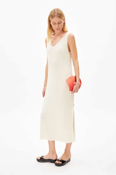 ARMEDANGELS ARMEDANGELS Damen vegan Kleid Caroliniaa Lino White