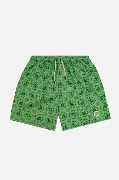 Trendsplant Trendsplant Tiles SEAQUAL®YARN Swim Trunks Aqua Green