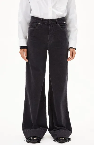 ARMEDANGELS ARMEDANGELS Damen vegan Hose Corduroy Murliaa Dark Steel