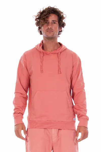 RAVENS VIEW IBIZA RAVENS VIEW IBIZA Herren vegan Hoodie Ibiza Lehm Rot