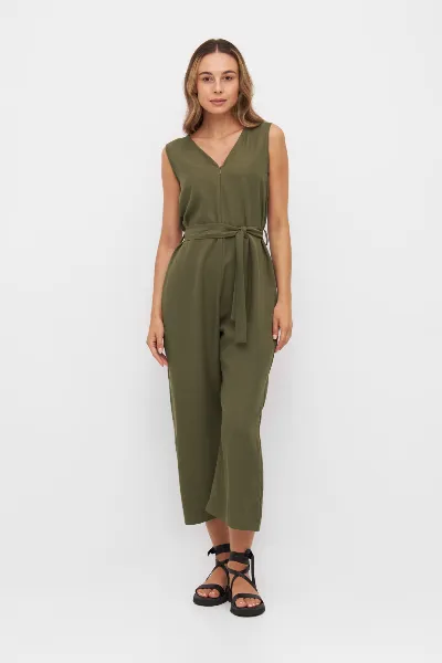 Widda Widda Damen vegan Jumpsuit Anibas Olive