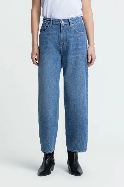 Kings Of Indigo Kings of Indigo Damen vegan Jeans Leila Washed Ceky Blue