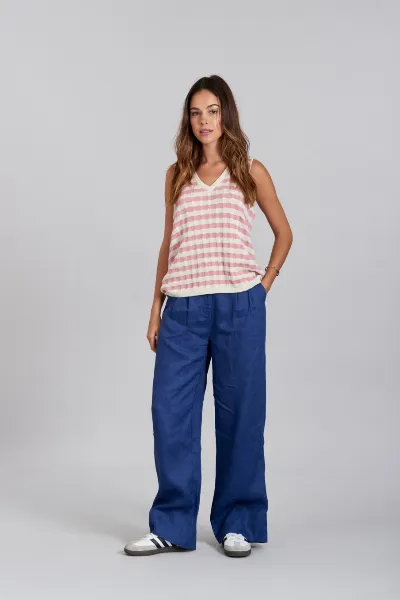 KOMODO KOMODO Damen vegan Hose Lion Navy