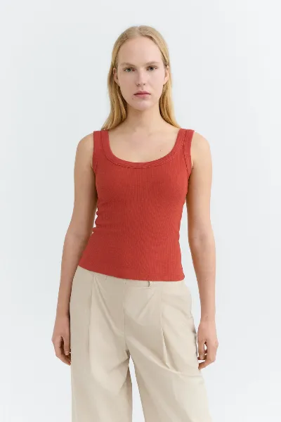 thinking mu Thinking MU Damen vegan Top Julia Rib