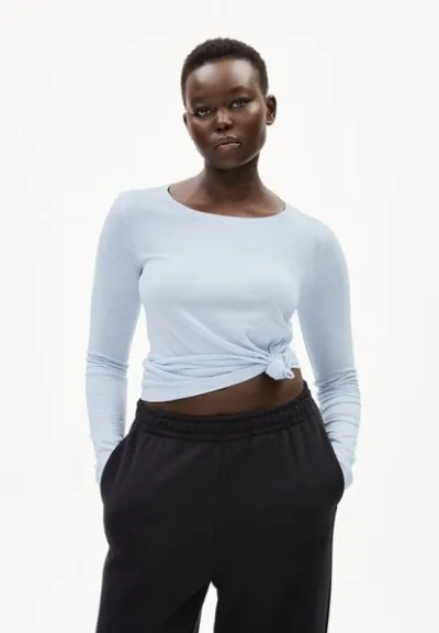 ARMEDANGELS ARMEDANGELS ENRICCAA SOFT Damen Longsleeve Slim Fit aus Bio-Baumwolle