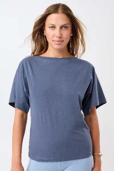 mandala MANDALA Damen vegan T-Shirt Schmetterling Eclipse