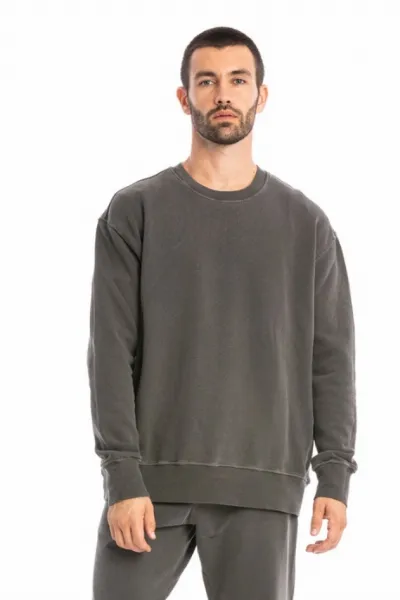 RAVENS VIEW IBIZA RAVENS VIEW IBIZA Herren vegan Sweatshirt Mistral Anthrazit